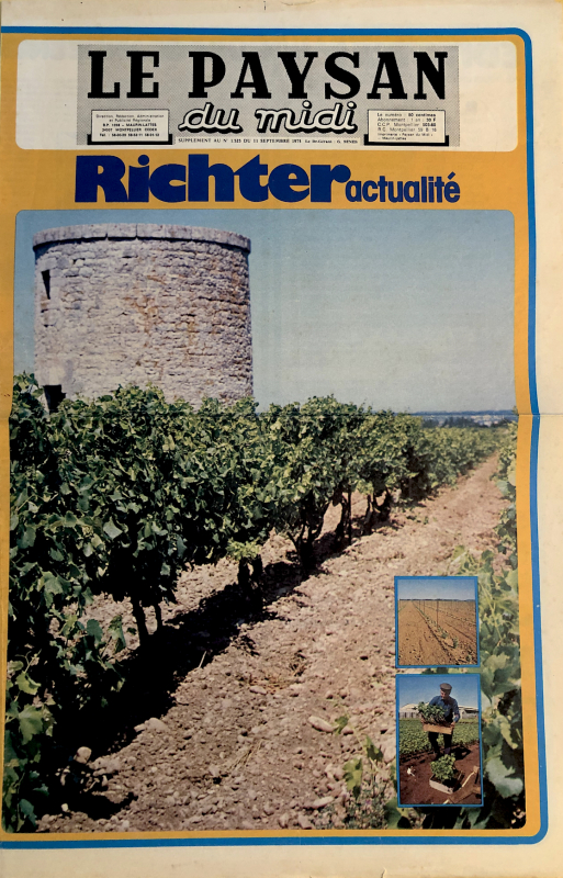 Figure 5. Premier numéro de Richter Actualité (11 septembre 1975)